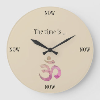 The Time is Now Clock