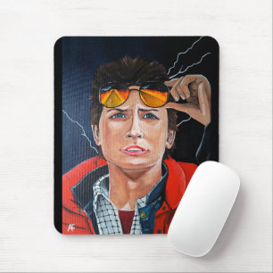 The Time Traveler Painting by Alfred Fox Mouse Pad