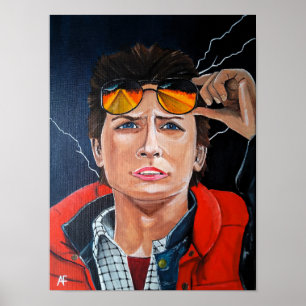 The Time Traveller Painting by Alfred Fox Poster