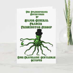 The Time-Travelling Gentleman Octopus Card