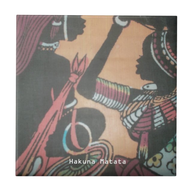 The Timeless Beauty of the Maasai Tradition Tile (Front)