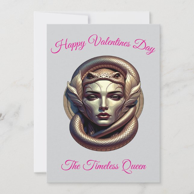 The timeless Queen, Valentines Day Card (Front)