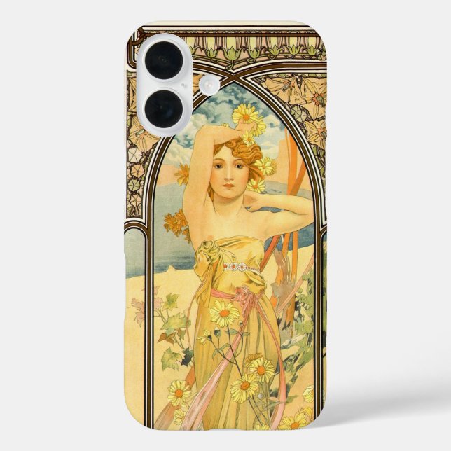 The Times of the Day, Brightness of Day by Mucha Case-Mate iPhone Case (Back)