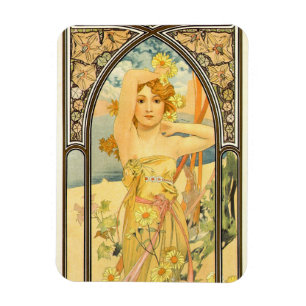 The Times of the Day, Brightness of Day by Mucha Magnet