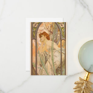 The Times of the Day, Evening Contemplation, 1899 Thank You Card