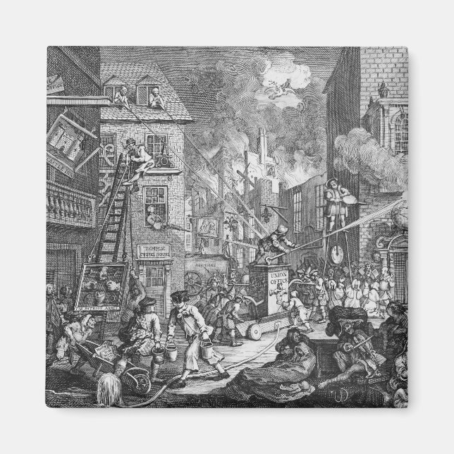 The Times, Plate I, 1762 Magnet (Front)