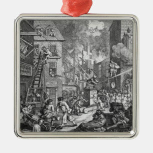 The Times, Plate I, 1762 Metal Tree Decoration