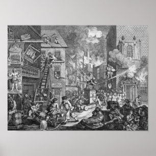 The Times, Plate I, 1762 Poster