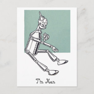The Tin Man from The Wonderful Wizard of Oz Book Postcard