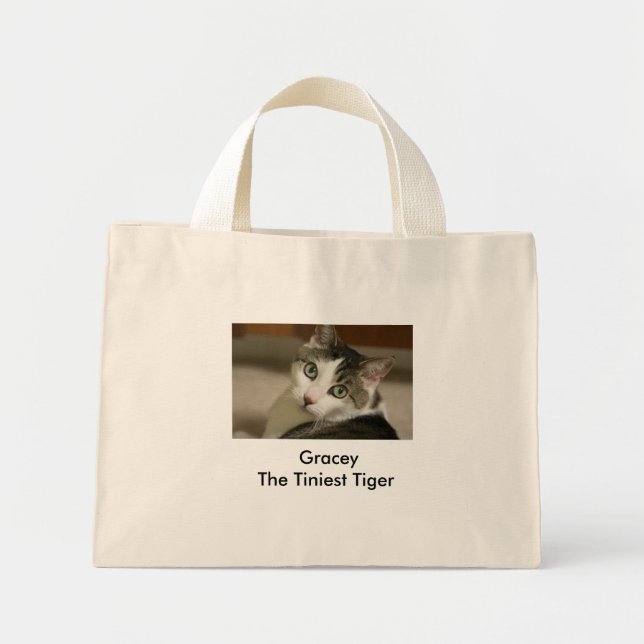 The Tiniest Tiger Natural Tote (Front)