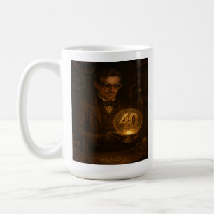 The Tinkerer Turns 40: Steampunk Birthday Mug