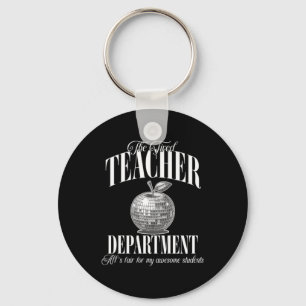 The Tired Teacher Department Key Ring
