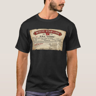 The "Titanic Maiden Voyage" Boarding Pass T-Shirt