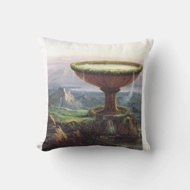 The Titan's Goblet by Thomas Cole Cushion (Front)