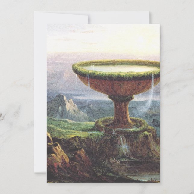 The Titan's Goblet by Thomas Cole Invitation (Front)