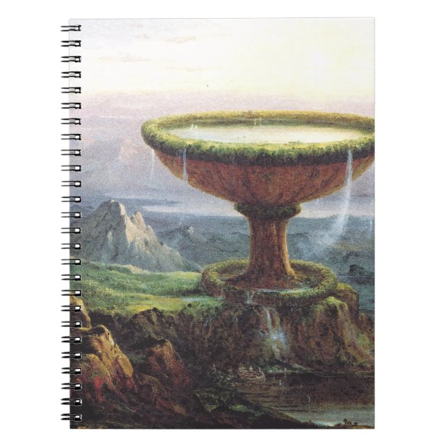 The Titan's Goblet by Thomas Cole Notebook (Front)
