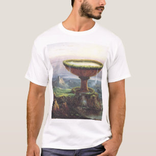 The Titan's Goblet by Thomas Cole T-Shirt
