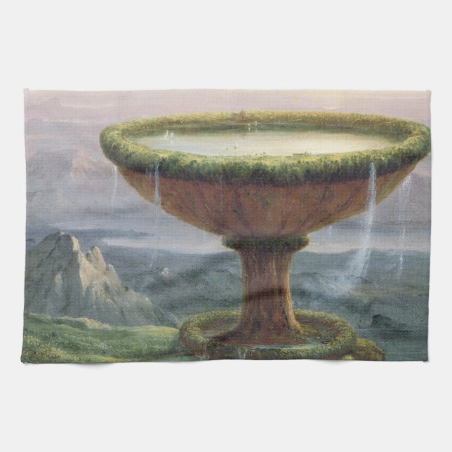 The Titan's Goblet - Thomas Cole Tea Towel (Horizontal)