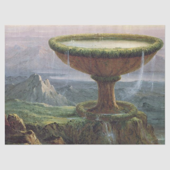 The Titan's Goblet - Thomas Cole Tissue Paper (Front)