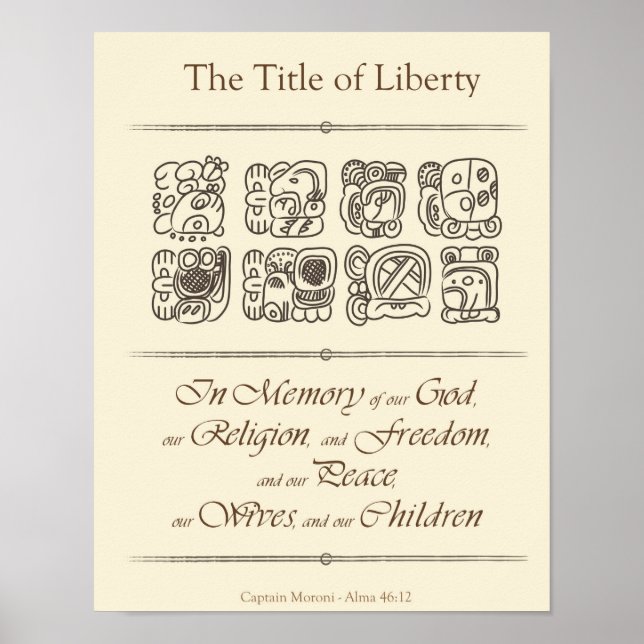 The Title of Liberty Poster (Front)