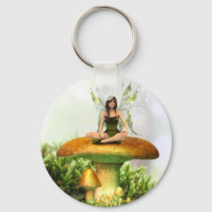 The Toadstool Fairy Key Ring