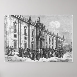 The tobacco factory at Seville Poster