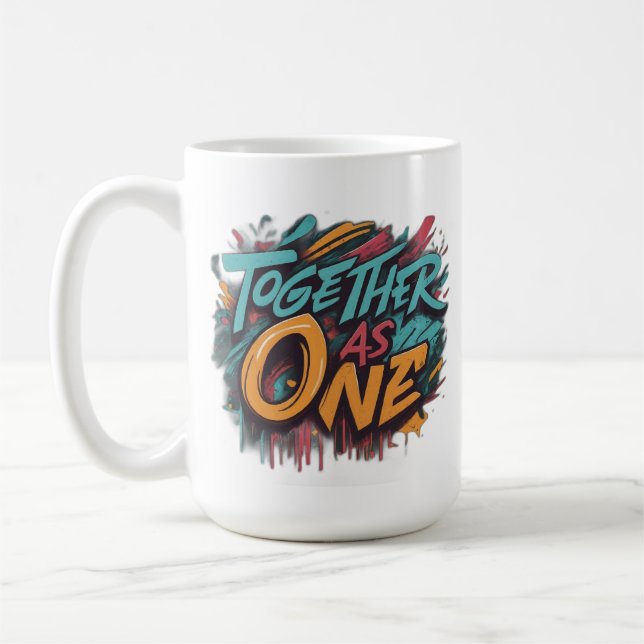 The "Together as One Coffee Mug (Left)