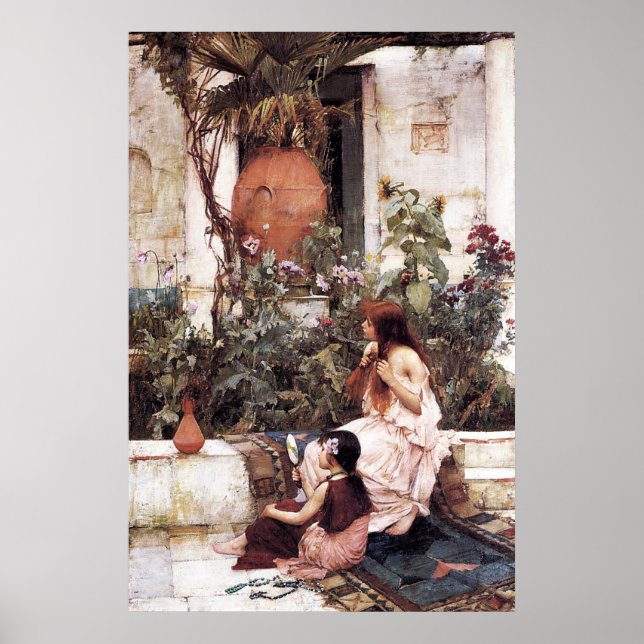The Toilet, by John William Waterhouse - 1889 Poster (Front)