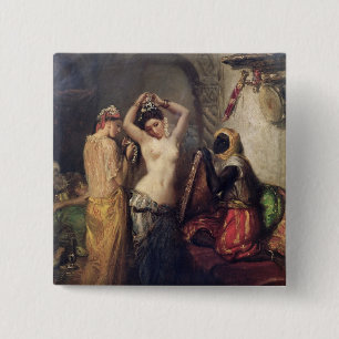 The Toilet in the Seraglio 15 Cm Square Badge