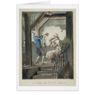 The Toilet of an Attorney's Clerk, engraved by Phi