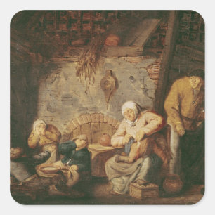 The Toilet Square Sticker