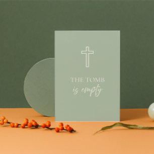 The Tomb Is Empty Christian Easter Card 