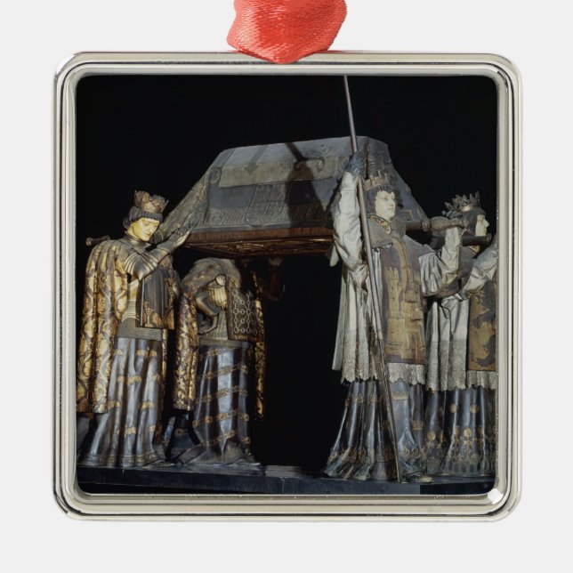 The tomb of Christopher Columbus Metal Tree Decoration (Front)