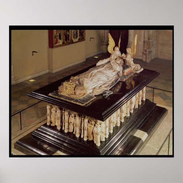 The tomb of Philip the Bold, Duke of Burgundy Poster (Front)