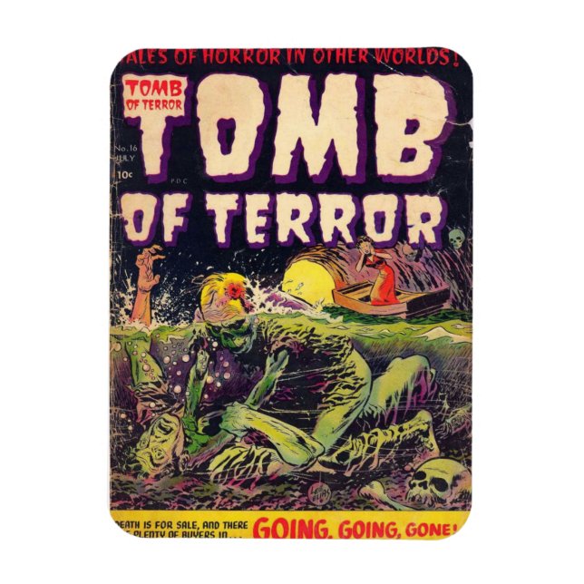 The Tomb of Terror Going Going Gone Magnet (Vertical)
