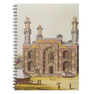 The Tomb of the Mughal emperor Akbar, from 'Le Cos Notebook