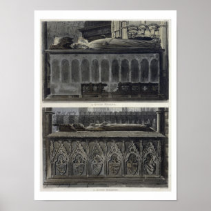 The Tombs of Queen Philippa and Queen Eleanor, pla Poster