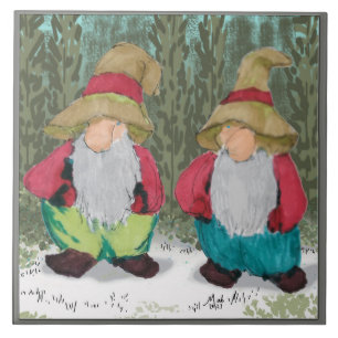 "The Tomten" Christmas  Ceramic Tile