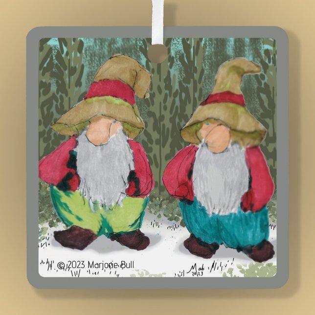 "The Tomten" Christmas  Metal Tree Decoration (Creator Uploaded)