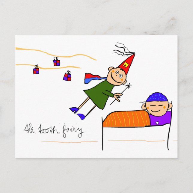 ´the tooth fairy´ postcard (Front)