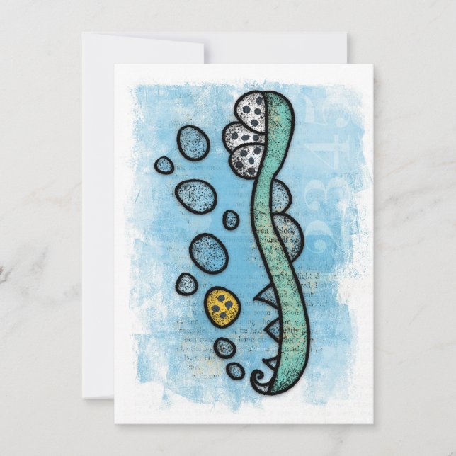 The Toothbrush Your Dentist Gave You Greeting Card (Front)