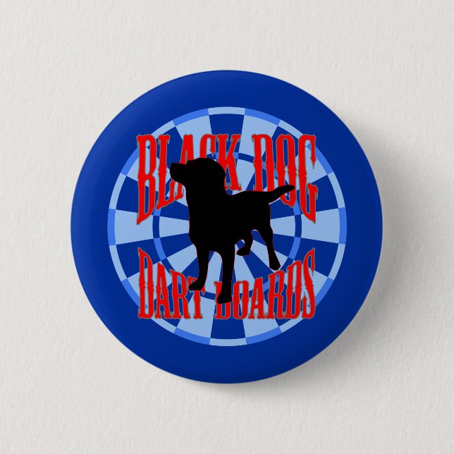 The Topaz 6 Cm Round Badge (Front)