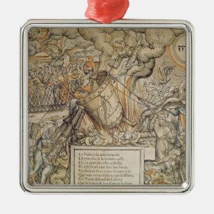 The Toppling Melting Pot Metal Tree Decoration