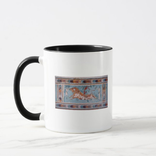 The Toreador Fresco, Knossos Palace, Crete Mug (Left)