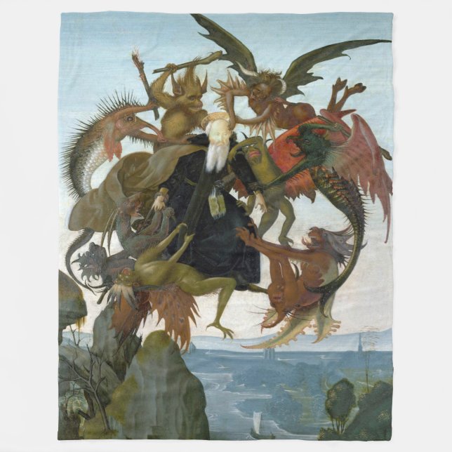 The Torment of Saint Anthony FLEECE BLANKET (Front)