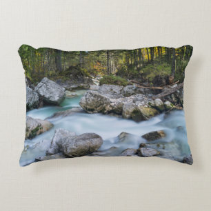 The torrent Ramsauer Ache Decorative Cushion