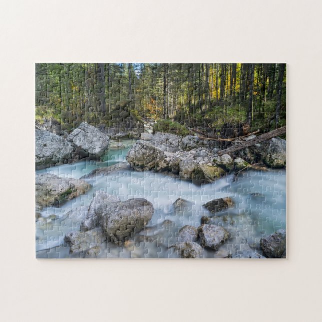 The torrent Ramsauer Ache Jigsaw Puzzle (Horizontal)