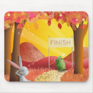 The Tortoise and the Hare - mouse mat