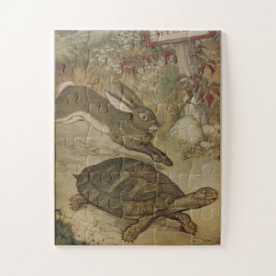 The Tortoise and the Hare Race Jigsaw Puzzle