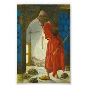 The Tortoise Trainer by Osman Hamdi Bey Photo Print